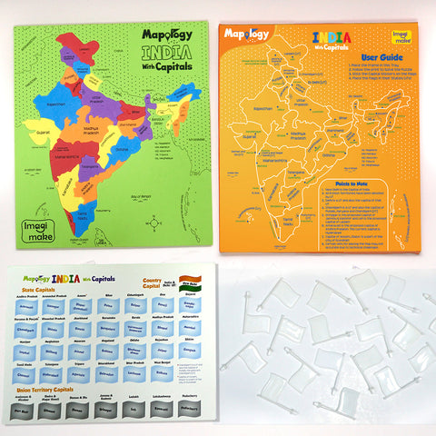 States with Capitals Map Puzzle | Learn about Capitals - EKT3765
