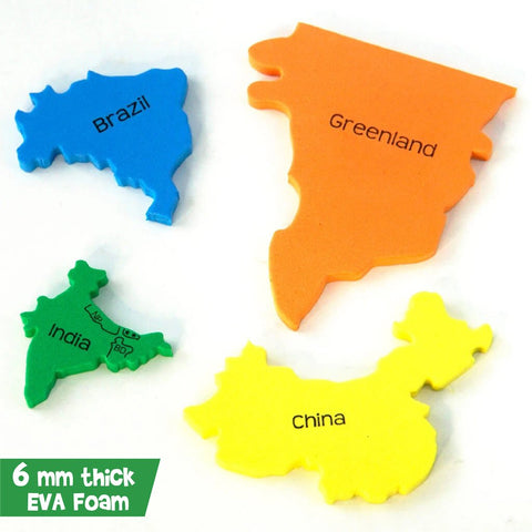 World Map Puzzle | Learn About World - EKT3766