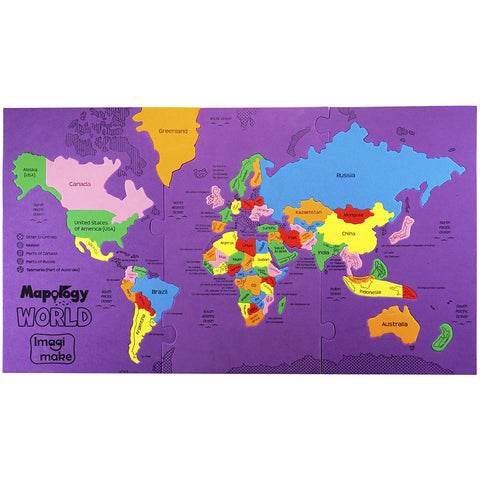 World Map Puzzle | Learn About World - EKT3766