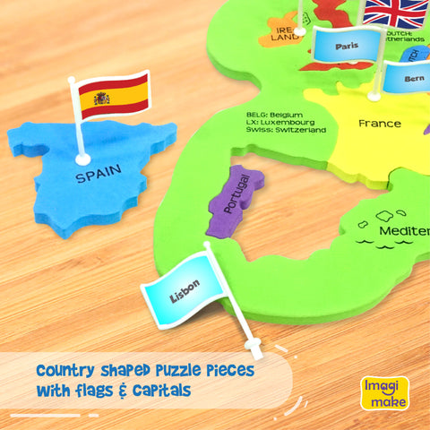 World Map AR Puzzle | Mobile App - EKT3771