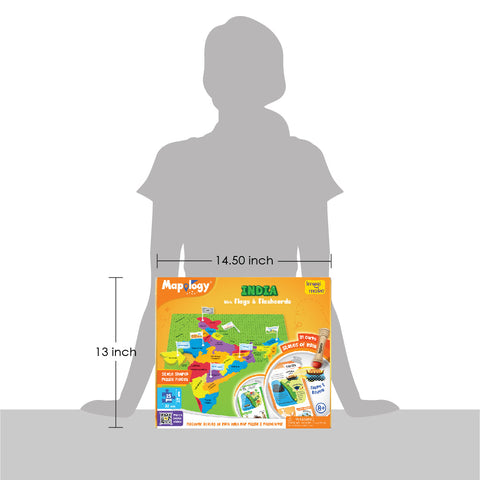 INDIA Flags with Flash Cards | Discover states of India - EKT3773
