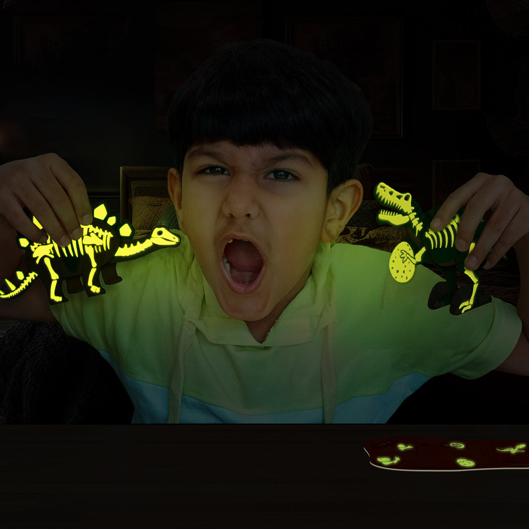 Glow in the Dark Dino & Eggs |  - EKT3774