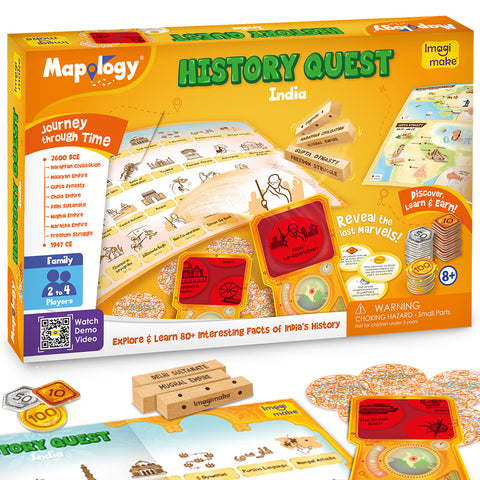 History Quest India | 80+ Interesting fact of India's History - EKT3775