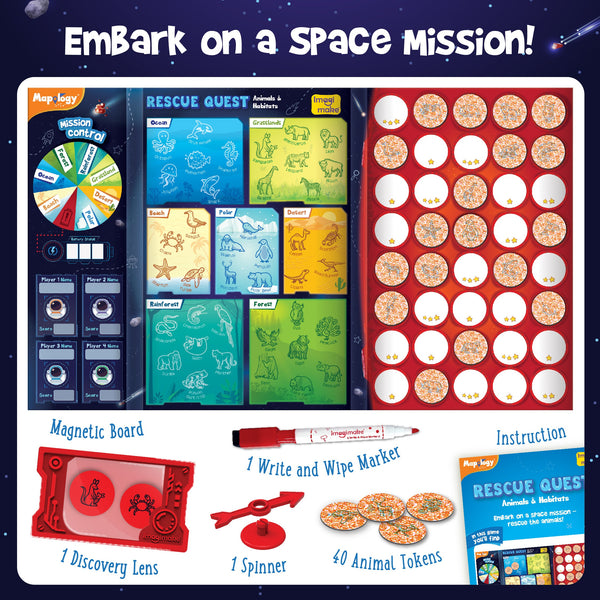Rescue Quest - Animals & Habitats | Explore & Learn Animal & Habitats - EKT3777