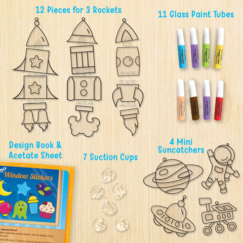 DIY Art - Rocket | Shining Glass Paint - EKT3778