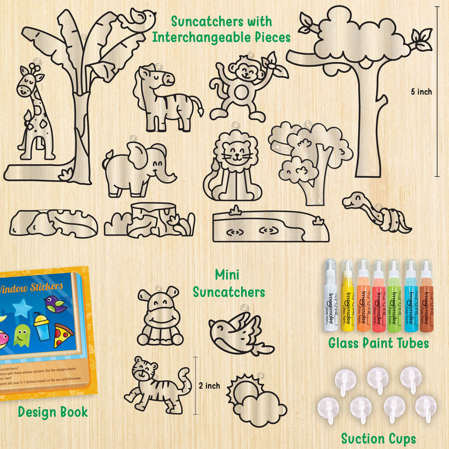 DIY Art - Jungle | Shining Glass Paint - EKT3781