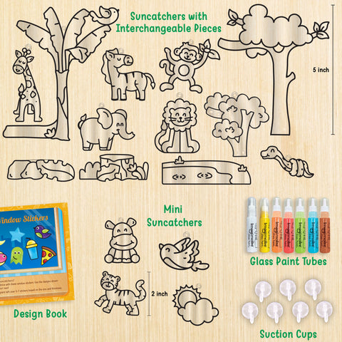 DIY Art - Jungle | Shining Glass Paint - EKT3781