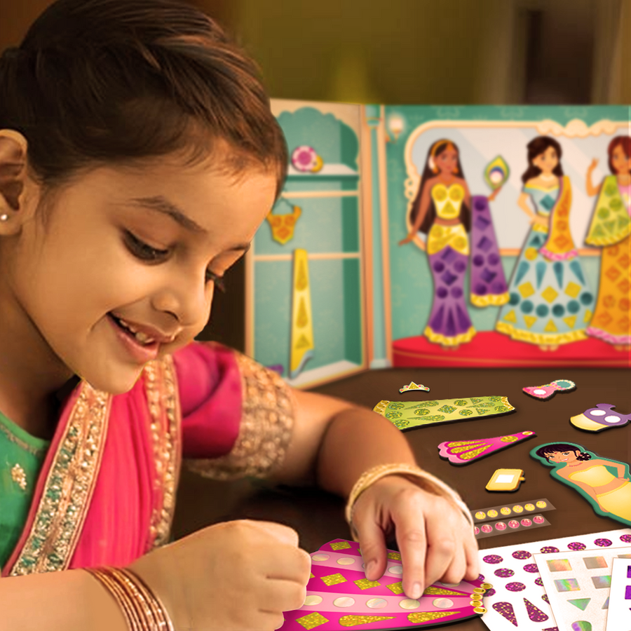DIY Magnetic Dress Up - Indian Princess - EKT3785
