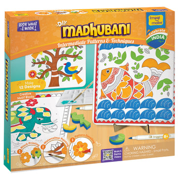 DIY Madhubani Kit | Intermediate Pattern & Techniques - EKT3787