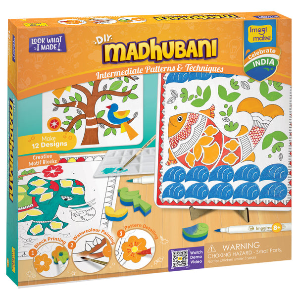 DIY Madhubani Kit | Intermediate Pattern & Techniques - EKT3787