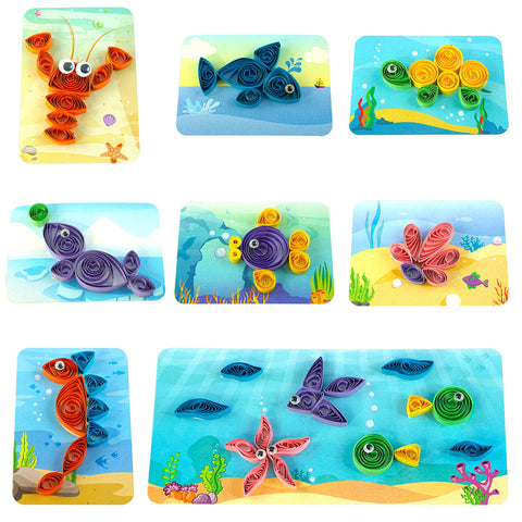 DIY Ocean Creative Cards | Paper Craft Kit - EKT3790