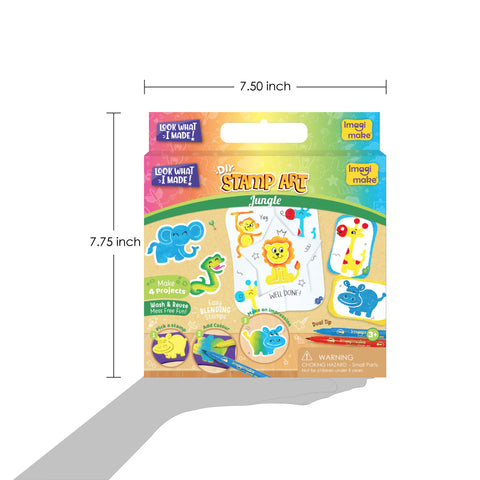 DIY Stamp Art - Jungle | Wash & Reuse Mess Free Fun - EKT3793