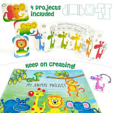 DIY Stamp Art - Jungle | Wash & Reuse Mess Free Fun - EKT3793