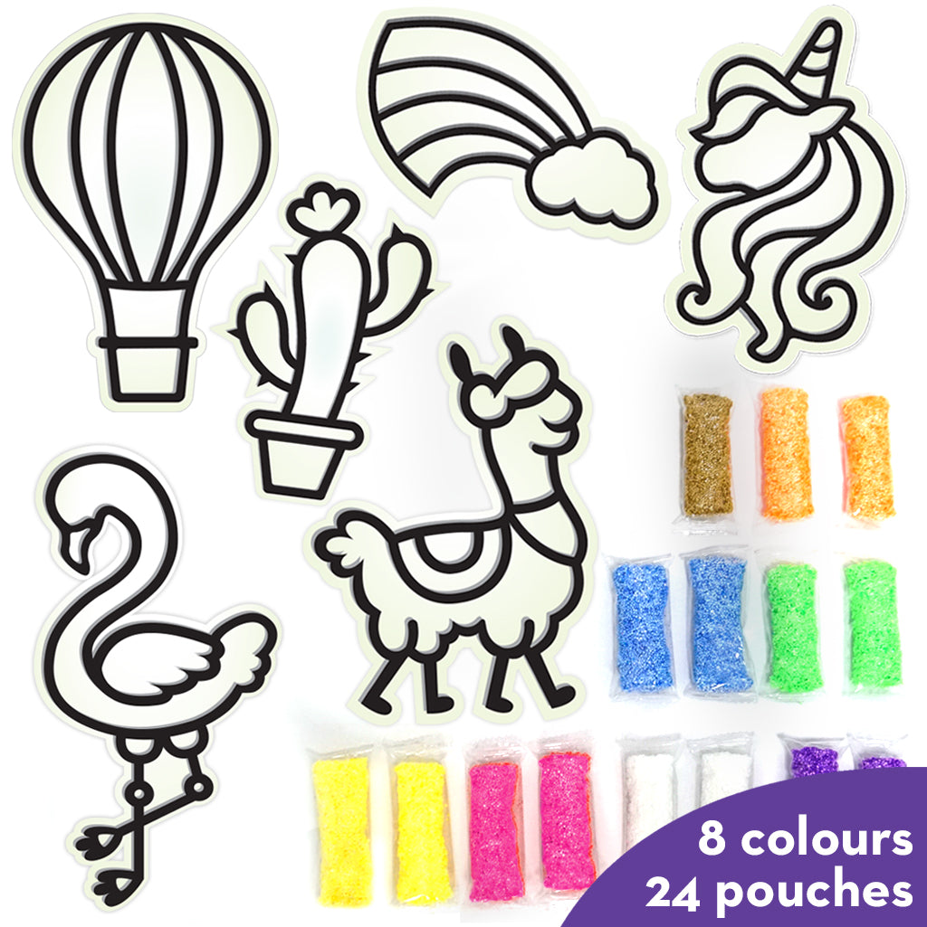 DIY Clay Stickers - Mega Wonderland | Air Dry Foam Clay - EKT3795
