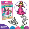 DIY Clay Stickers - Mini Princess | Air Dry Foam Clay - EKT3797