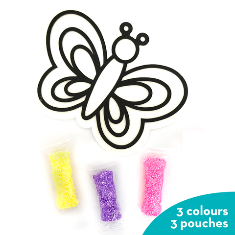 DIY Clay Stickers - Butterfly | Air Dry Foam Clay - EKT3798