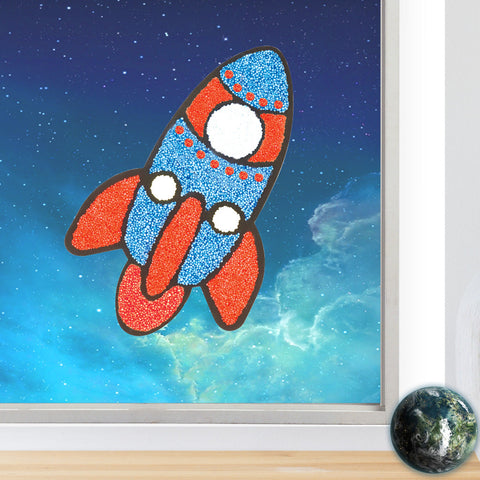 DIY Clay Stickers - Rocket | Air Dry Foam Clay - EKT3799