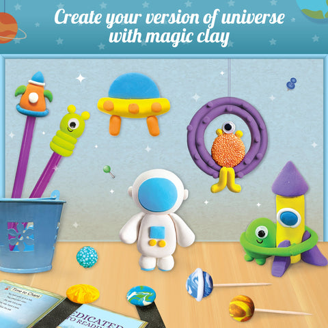 DIY Magic Clay - Space |ÊColour Your Own Clay - EKT3802