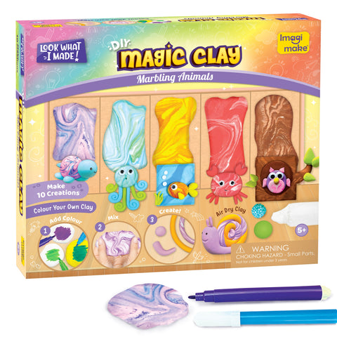 DIY Magic Clay - Marbling Animals |ÊColour Your Own Clay - EKT3803