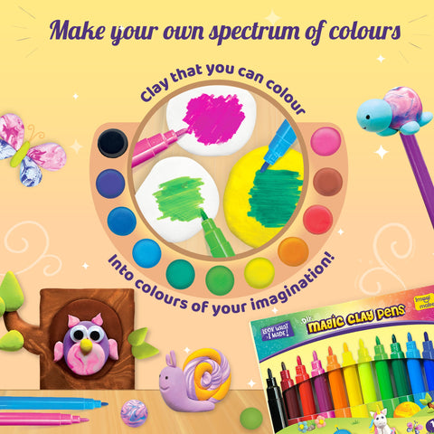 DIY Magic Clay - Marbling Animals |ÊColour Your Own Clay - EKT3803
