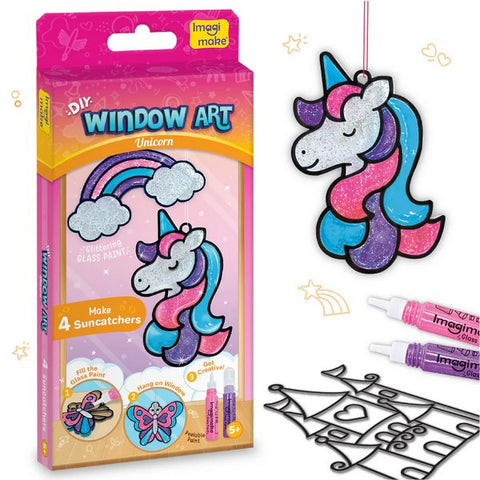 DIY Art - Unicorn | Glittering Glass Paint - EKT3804