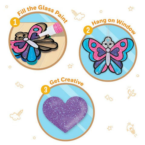 DIY Art - Unicorn | Glittering Glass Paint - EKT3804