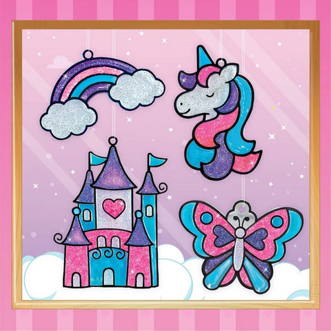 DIY Art - Unicorn | Glittering Glass Paint - EKT3804