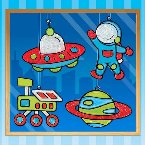 DIY Art - Space | Glittering Glass Paint - EKT3805