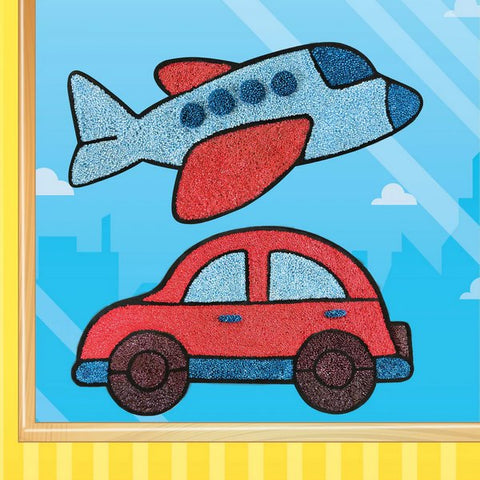 DIY Clay Stickers - Transport | Make 2 Stcikers - EKT3808