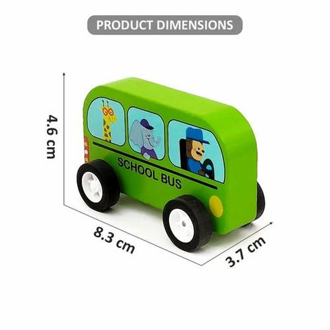 Wooden Car 1pc Random Design Will Be Shipped - EKT3829