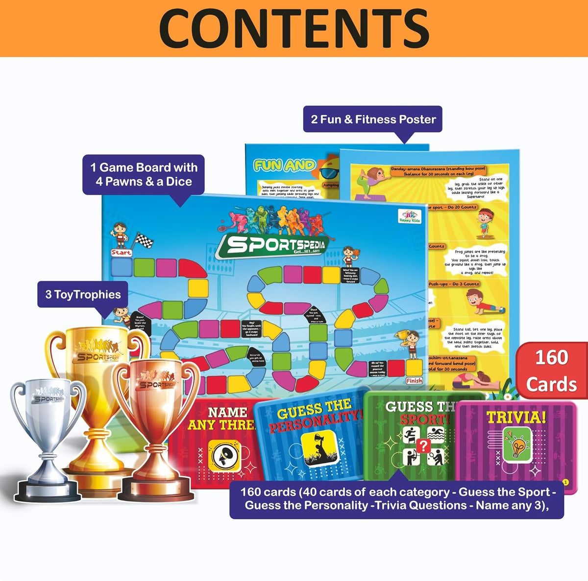 Sports Pedia | Fun Filled Sports Education Board Game - EKT3850