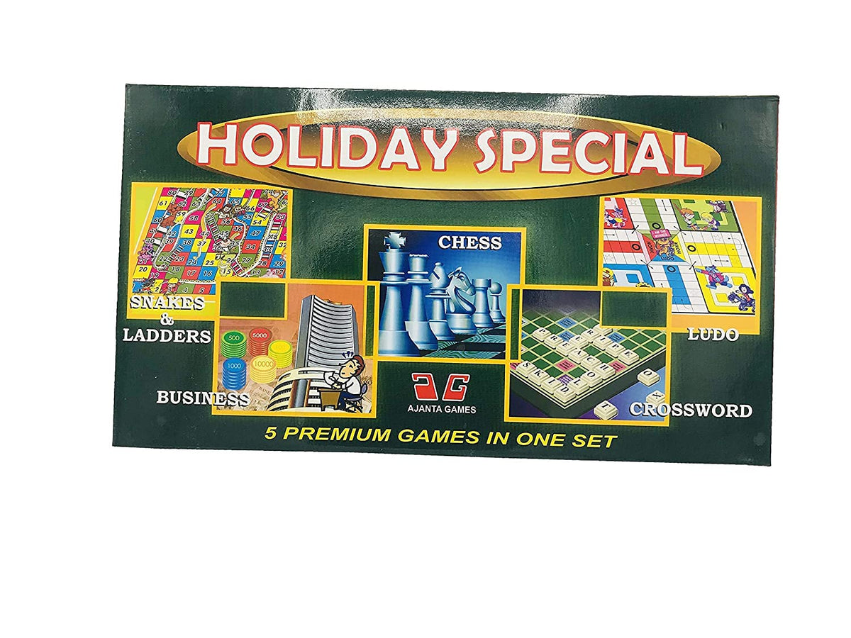 5 In 1 Special Board Games  - EKT3857