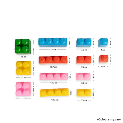 100 Pcs Big Building Blocks With Bag - EKT3867
