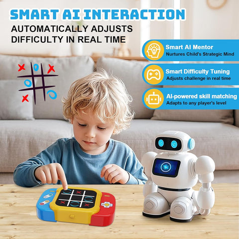 3 In 1 Electronic Tic Tac Toe Handheld Digital Puzzle Game - EKT3870