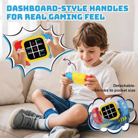 3 In 1 Electronic Tic Tac Toe Handheld Digital Puzzle Game - EKT3870