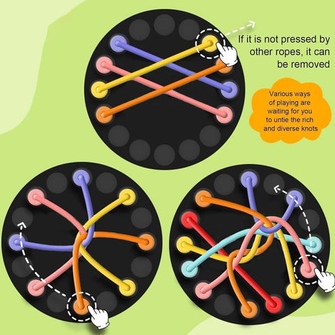 Tangle Twister Untangling Toy Board Puzzle Game - EKT3872