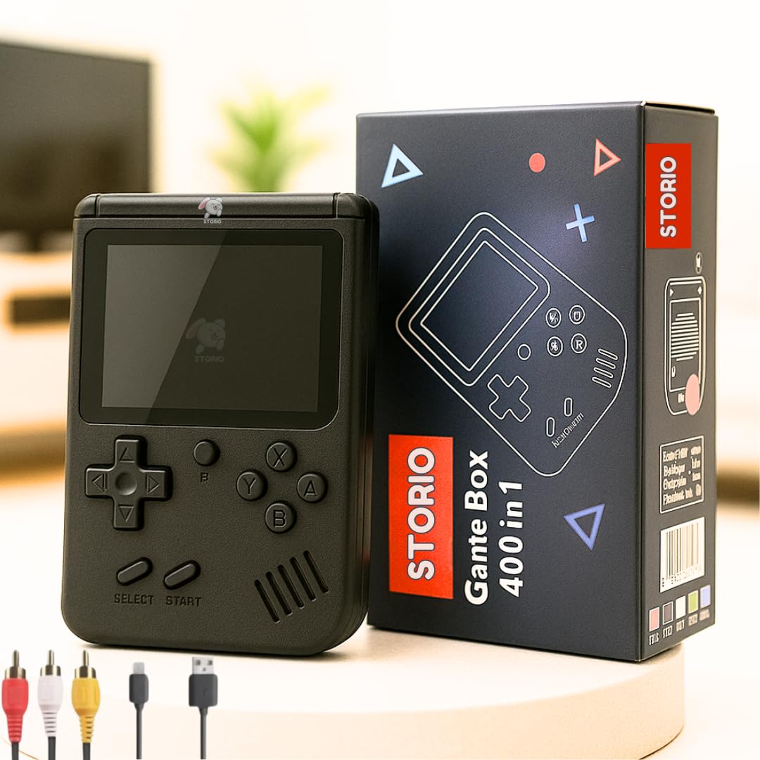 Storio Rechargeable Pocket Video Game For Kids 400 In 1 - EKT3874