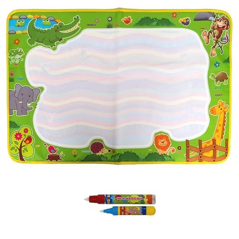 Water Doodle Mat 44X32Cm With Pen For Kids - EKT3875
