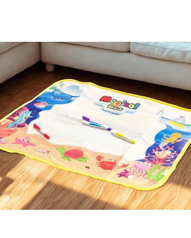 Water Doodle Mat 44X32Cm With Pen For Kids - EKT3875