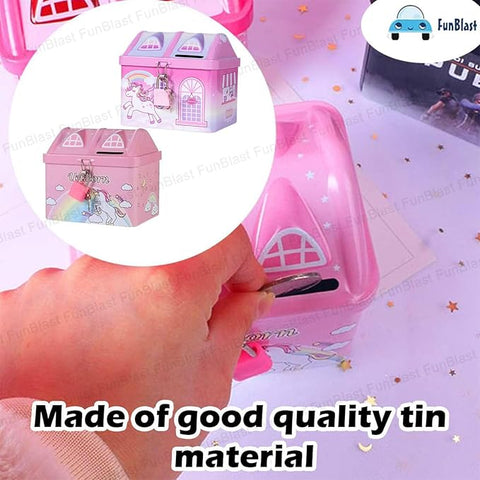 Unique Piggy Bank With Lock Random Colours - EKT3883