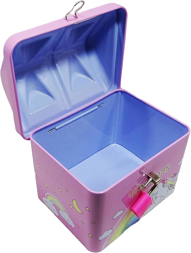 Unique Piggy Bank With Lock Random Colours - EKT3883