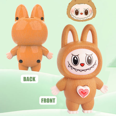 Labubu Face Changing Key Chain Random Colours - EKT3884