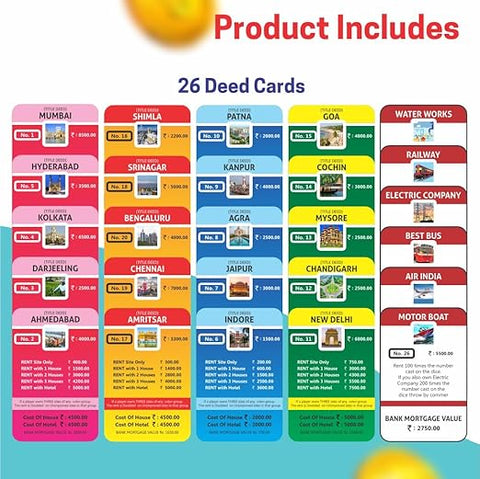 Business Game Board 5 In 1 Both Kids And Family - EKT3891
