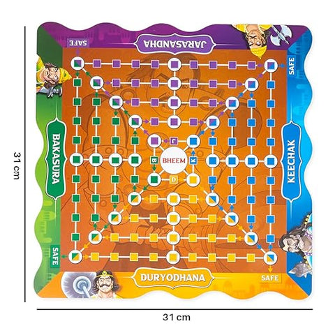 The Powerful Bheem Strategy Family Board Game - EKT3898