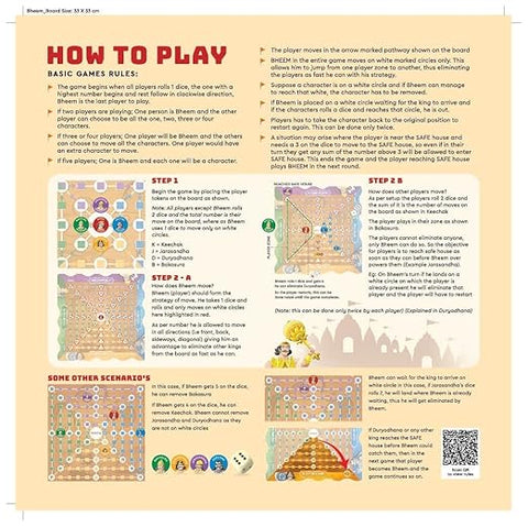 The Powerful Bheem Strategy Family Board Game - EKT3898