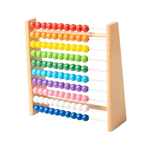 Wooden Abacus 10 Rows Mathematics Toys - EKT3904