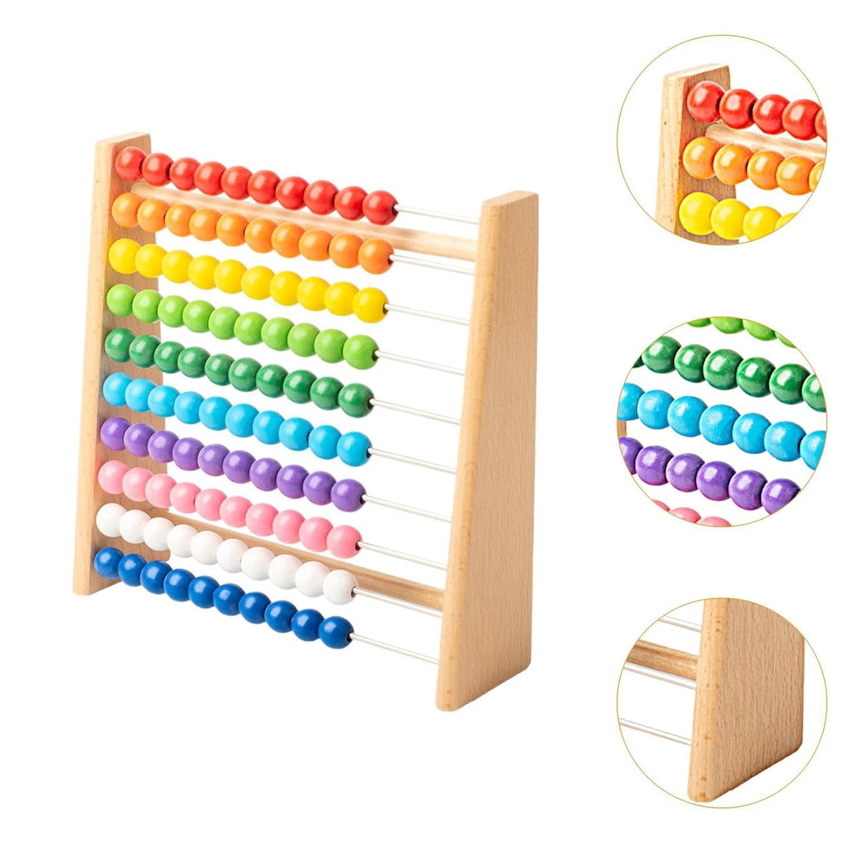 Wooden Abacus 10 Rows Mathematics Toys - EKT3904