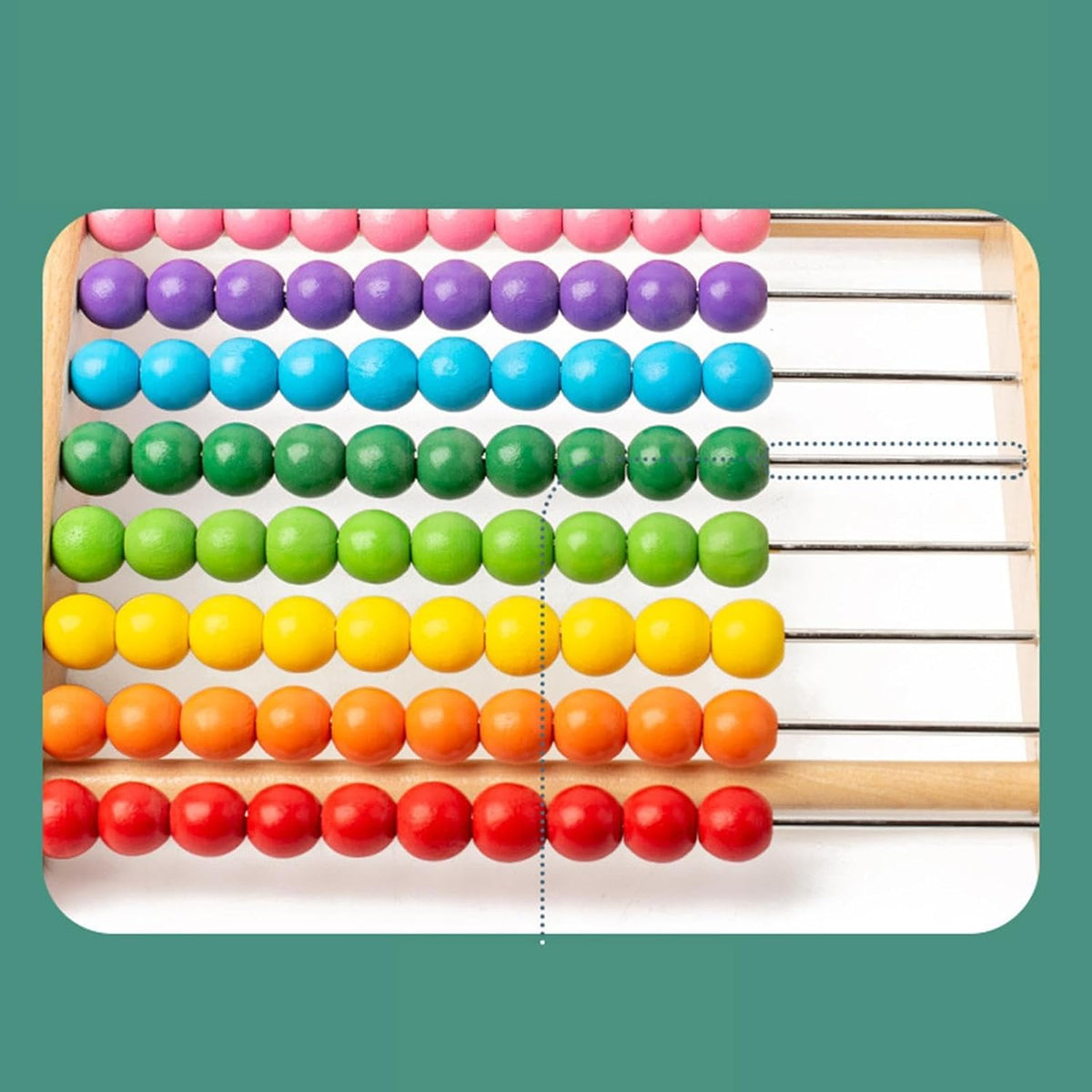 Wooden Abacus 10 Rows Mathematics Toys - EKT3904