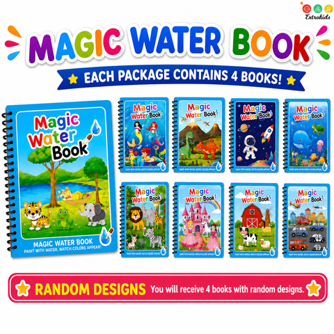 Magic Book Pack Of 4 (Random Design Will Be Shipped) - EKT3906