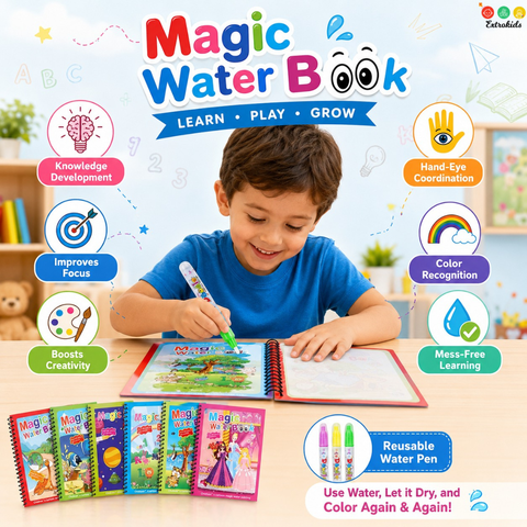 Magic Book Pack Of 4 (Random Design Will Be Shipped) - EKT3906